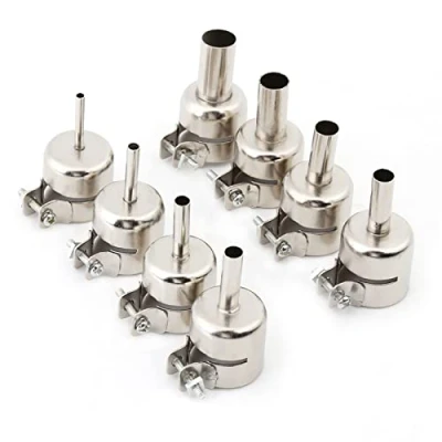 Image of 8pcs/Set Heat Gun Nozzles Kits Mouth Tips for Hot Air Soldering Station Repair Tools 3/4/5/6/7/8/10/12mm