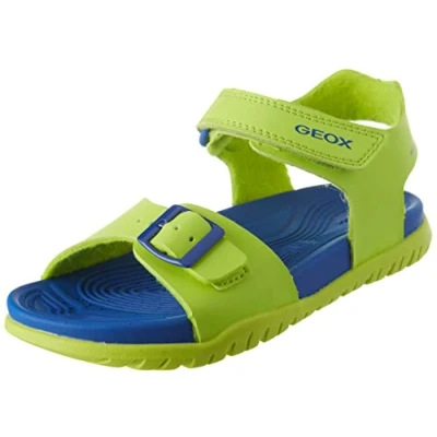 Image of Geox J Sandal Fommiex Boy, Lime Royal, 1 UK