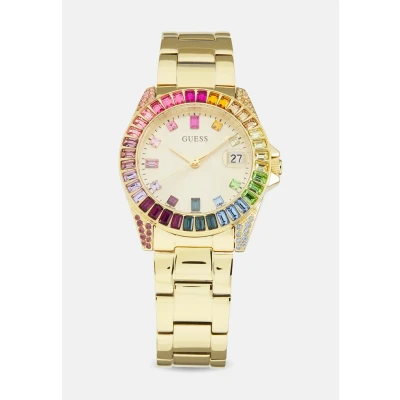 Image of Guess Opaline Watch goldcoloured, Women&#039;s, Size: One Size, Gold coloured