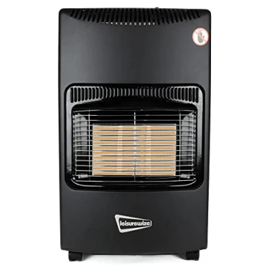 Image of Leisurewize Heavy Duty 3 Heat Settings Portable Butane Cabinet Heater With Ceramic Heating Plates Energy Efficient House Radiator Integrated Safety Guard LW639
