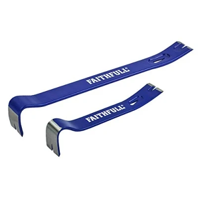 Image of Faithfull FAIUBARS Utility Bar Twin Pack 375 mm (15 Inch) and 177 (7