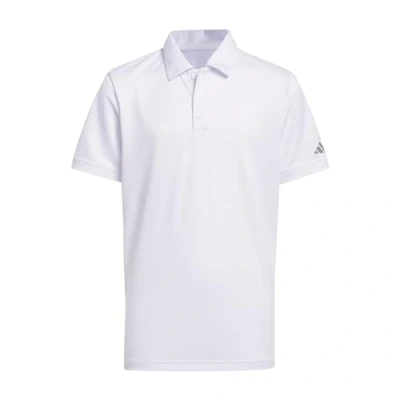 Image of adidas Performance Short Sleeve Polo shirt for kids, Size: 7 8y, White
