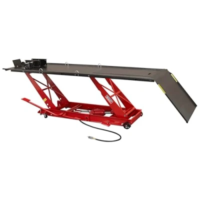 Image of Sealey Motorcycle Lift 454kg Capacity Air/Hydraulic