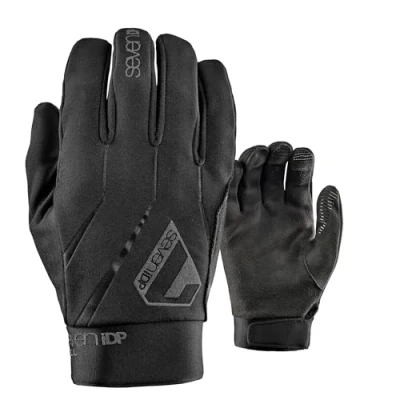 Image of Seven iDP 7iDP Chill Full Finger Winter MTB Cycling Gloves (Black, S)