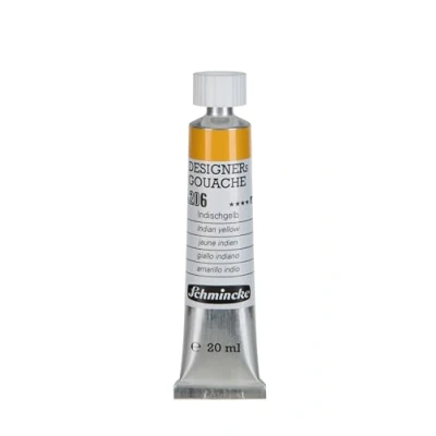 Image of Schmincke : Designers Gouache 20ml Indian Yellow