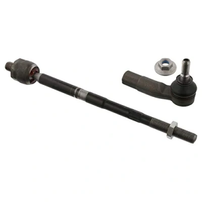 Image of 1K0423810A, 1K0423812K, 1K0423812KS1, WHT000785 Tie Rod FEBI BILSTEIN 101411 Front Axle Right with lock nuts nut BMTS Turbo NEW