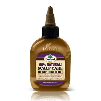 Image of Difeel Hemp 99% Natural Hair Oil Scalp Care 75 millilitres