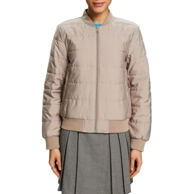Image of ESPRIT Women&#039;s 014ee1g367 Jacket, 260/Light Taupe, L