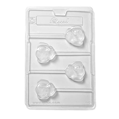 Image of Monkey Lolly Chocolate Mould 4 Cavity