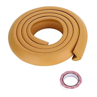 Image of 2M Rubber Corner Guards Kids Edge Protectors Safety Furniture Bumper Strip Table Guard Protector(Brown) Seats and Accessories