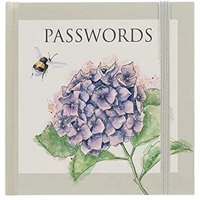 Image of Wrendale Designs Password Book Busy Bee
