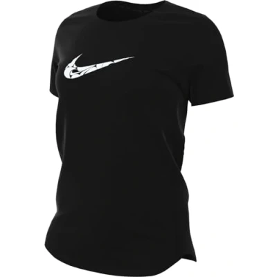 Image of Nike Performance ONE TOP Sports Tshirt, Women&#039;s, Size: XS, Black/white