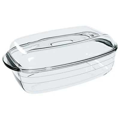 Image of ARCUISINE 4937388 Saucepan Rectangular 3.0l Ocuisine, Colour: Transparent, 33 x 10 20 cm
