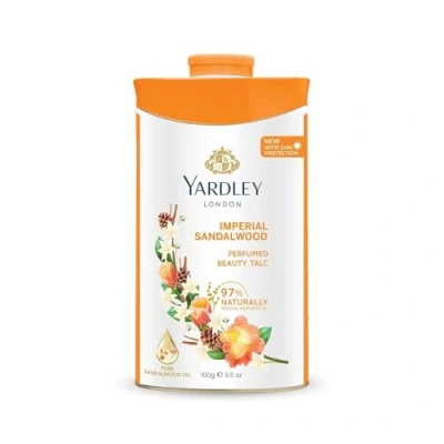 Image of Yardley London Perfumed Talc Sandalwood 100g