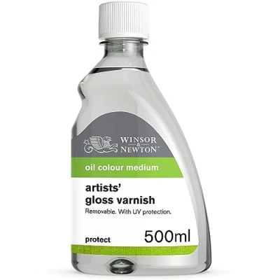 Image of WN Artists&#039; Gloss Varnish, RCFVAG500, Transparent, 15 x 20 cm