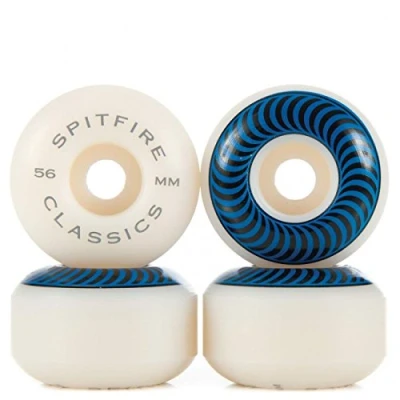 Image of Spitfire Unisex Adult Formula Four Classic Wheels White, 56 mm