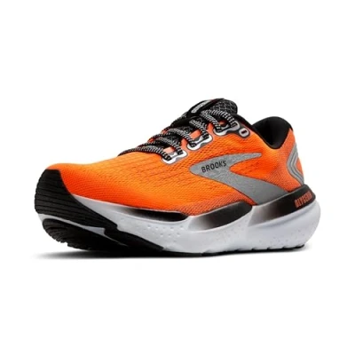 Image of Brooks Women&#039;s Glycerin 21 Sneaker, Orange Black White, 7.5 UK