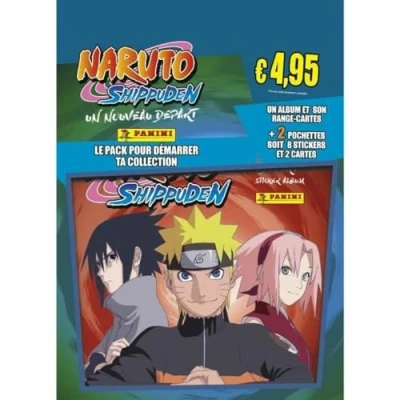 Image of Panini Naruto Shippuden 004628SPCFGD 2 A New Start Album + Card Holder Pockets