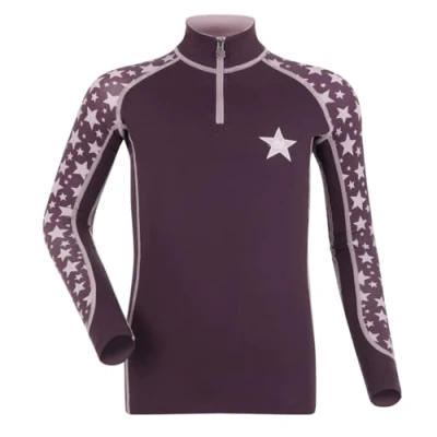 Image of LeMieux Mini Base Layer Top My Long Sleeve Athletic Thermal Shirts Equestrian Apparel &amp; Gear for Horseback Riding (Fig/3 4 Years)