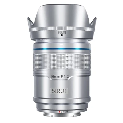 Image of SIRUI Sniper 16mm Autofocus Lens, F1.2 Wide Angle APS C Camera Lens for A5 A6 FX30 ZV E10 (E Mount, Silver)