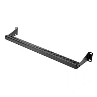 Image of StarTech.com 1U Rack Mountable CABLE LACING Bar w/Adjustable Depth, Support Guide For Organized 19&quot; Racks/Cabinets, Horizontal Patch Panels/Switches/PDUs (12S BAR)