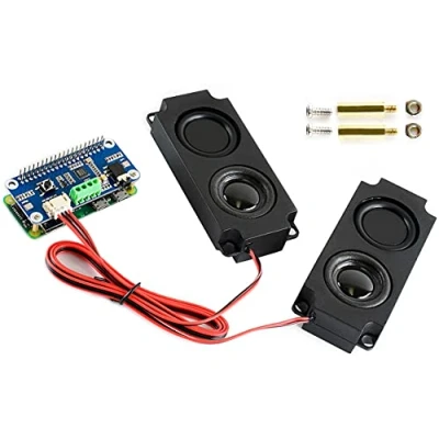 Image of WM8960 Audio HAT Module for Raspberry Pi 4B/3B+/3B/2B/B+/A+/Zero/Zero W/Pi Zero WH,WM8960 Hi Fi Sound Card Stereo CODEC, Play/Record
