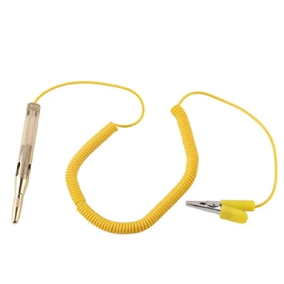 Image of Car Circuit Tester,Auto Vehicle Tester DC 6V 12V 24V Light Bulb Voltage Test Pen Pencil Yellow