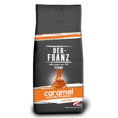 Image of Der Franz Coffee, flavoured with mit Caramel, Arabica and Robusta coffee beans, 1000 g