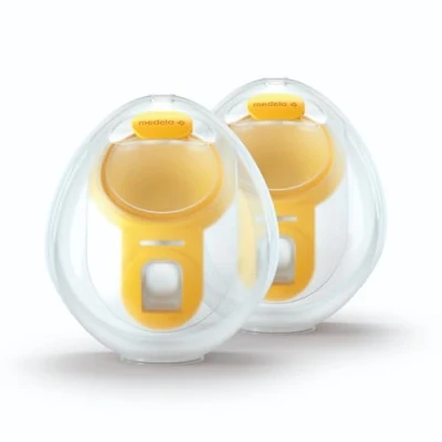 Image of Medela Hands Free Collection Cups, Compatible with Freestyle Flex and Swing Maxi Electric Breast Pumps, 1 Set of 2 White