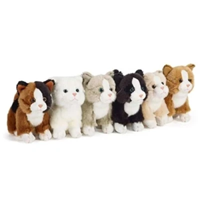 Image of Living Nature Soft Toy Cat Plush Kitten, One Supplied (16cm)