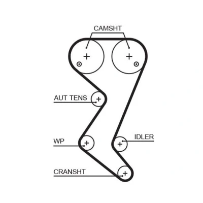 Image of 0816G4, 96473674, 9647367480 Timing Belt GATES FleetRunner Micro V Stretch Fit 5608XS 153 1457mm 25mm PEUGEOT: 307 Hatchback, 308 I Hatchback
