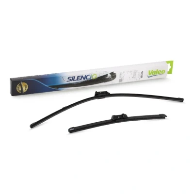 Image of 51787567, 51787569, 6000629015, 6000630090, 6000631457 Wiper BLADE VALEO SILENCIO X.TRM, FLAT SET 574394 FIAT: 500 Hatchback