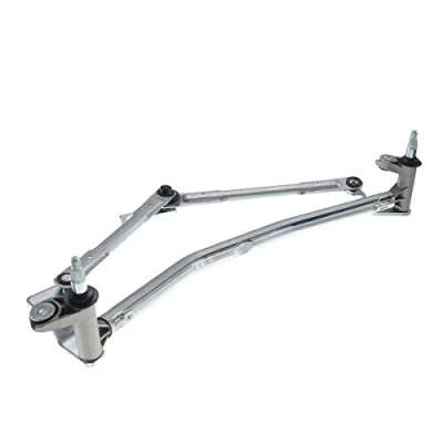 Image of Frankberg 1x Windshield Wiper Linkage without Motor for Left hand Drive Front Right Compatible with Polo 9N Hatchback 2001 2009 9A2 9A4 9A6 9N2 Saloon 2002 2012 Replace# 6Q1955601