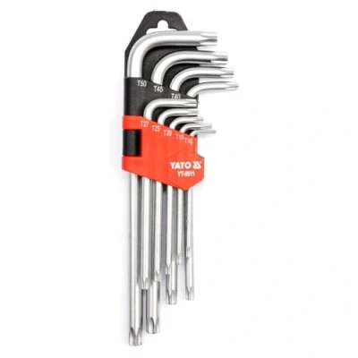 Image of YATO YT 0511 9 Torx Keys T10 T50 CR V