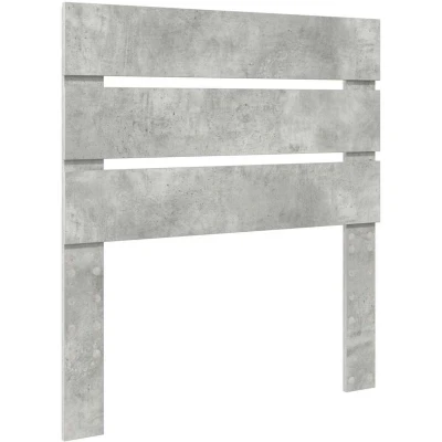 Image of vidaXL Headboard with Concrete Grey 80 cm Engineered Wood
