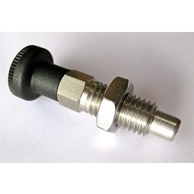Image of STAINLESS STEEL Indexing plunger spring loaded locking pin M6 M8 M10 M12 M16 nut, With Rest Position: yes