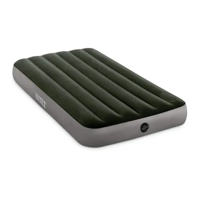 Image of Intex Dura Beam Standard Series Downy Airbed with Built in Foot Pump, Full