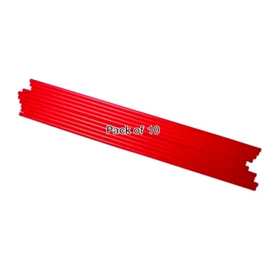 Image of (10 Pack) 5&quot; Red Plastic Straws for Aerosol Spray Cans Ideal Tip Extension Tubes Automotive Lubricants, Cleaners, and Penetrating Oils