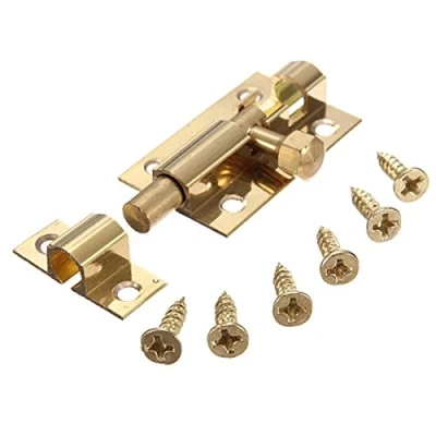 Image of 1.5&quot;/35mm Solid Brass Slide Door Bolt Lock Heavy Duty Gate Security Catch Latch