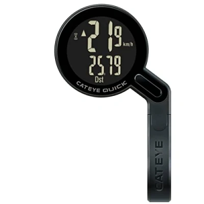Image of Cat Eye Computer Quick Pedometer Cycling Unisex Adult, Black (Black), One Size