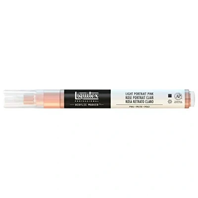 Image of Liquitex 4620810 2 4 mm Fine Nib Paint Marker Light Portrait Pink
