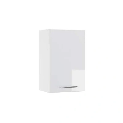 Image of Vicco Wall cabinet Fame Line, White High Gloss/White, 45 cm