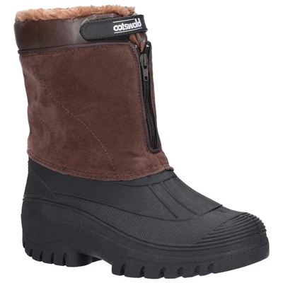 Image of Cotswold Venture WATERPROOF Winter Boot Mens Brown material_Synthetic Size UK 8
