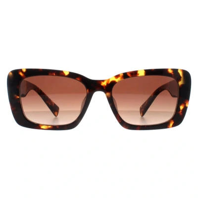 Image of Sunglasses miu Mu 07ys col. vau6s1 Woman Square Turtle