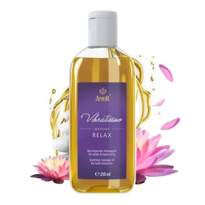 Image of Vibratissimo “Relax Soothing Massage Oil for Relaxation, Erotic Love 250 ml
