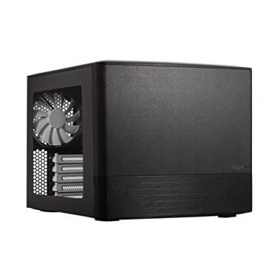 Image of Fractal Design Node 804 Black Compact Computer Case mATX High Airflow Modular interior 3x Silent R2 120mm Fans Included Water cooling ready USB 3.0 Window Side Panel