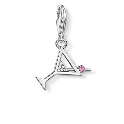 Image of Thomas Sabo Women Charm Pendant Cocktail Club 925 Sterling Silver 1802 013 27