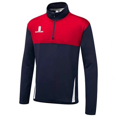 Image of Surridge Sports Men Blade Performance Top Navy/Red/White, Large