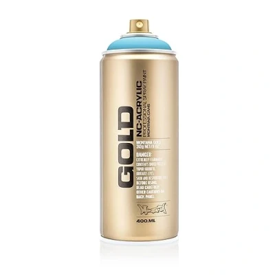 Image of Montana Cans 284823 Spray Can 400 ml Gold GLD400 5020, Baby Blue