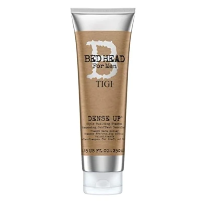 Image of Bed Head for Men by TIGI Dense Up Hair Thickening Caffeine Shampoo Ideal Fine Volumising Products 250 ml